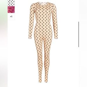 MARINE SERRE SECOND SKIN ALL OVER MOON CATSUIT